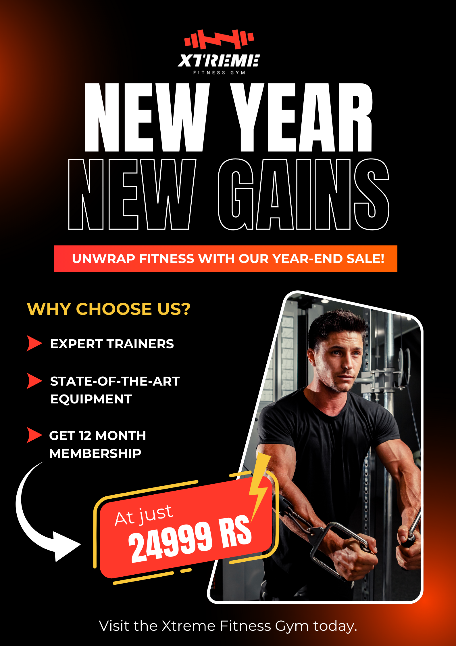 XTREME FITNESS GYM Poster